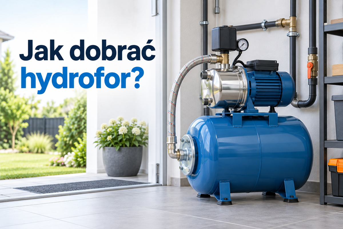 Zestaw hydroforowy z pompą i zbiornikiem – poradnik doboru hydroforu