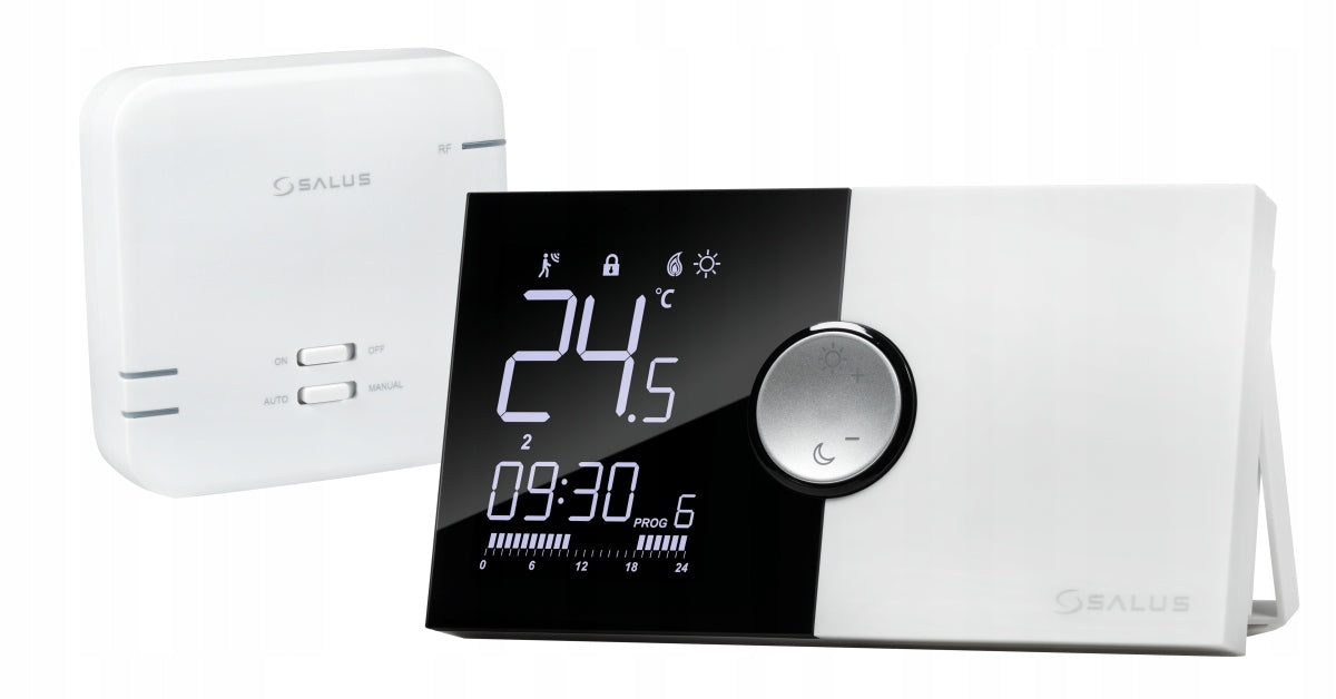 BEZPRZEWODOWY STEROWNIK REGULATOR TYGODNIOWY DO PIECA KOTŁA SALUS 091PRO-RF