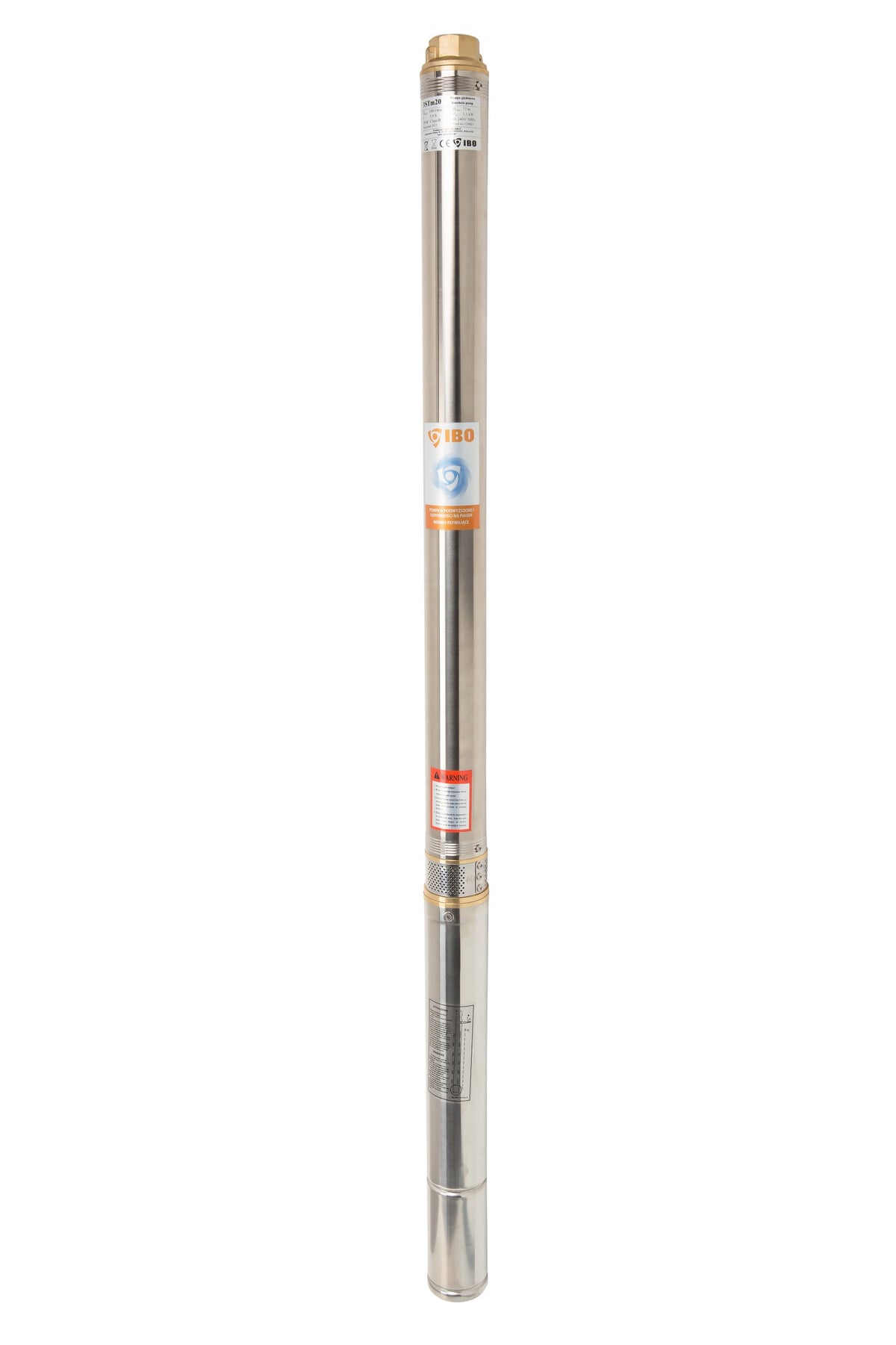 POMPA GŁĘBINOWA 3" IBO STM 20 1100 W 6000 l/h KABEL 1,5M ANTYPIASKOWA