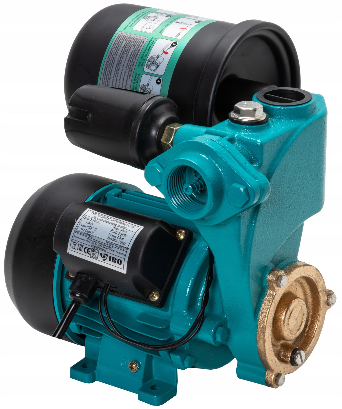 WZCH 250 2L ZESTAW HYDROFOROWY POMPA POWIERZCHNIOWA IBO WZI250 WZ250