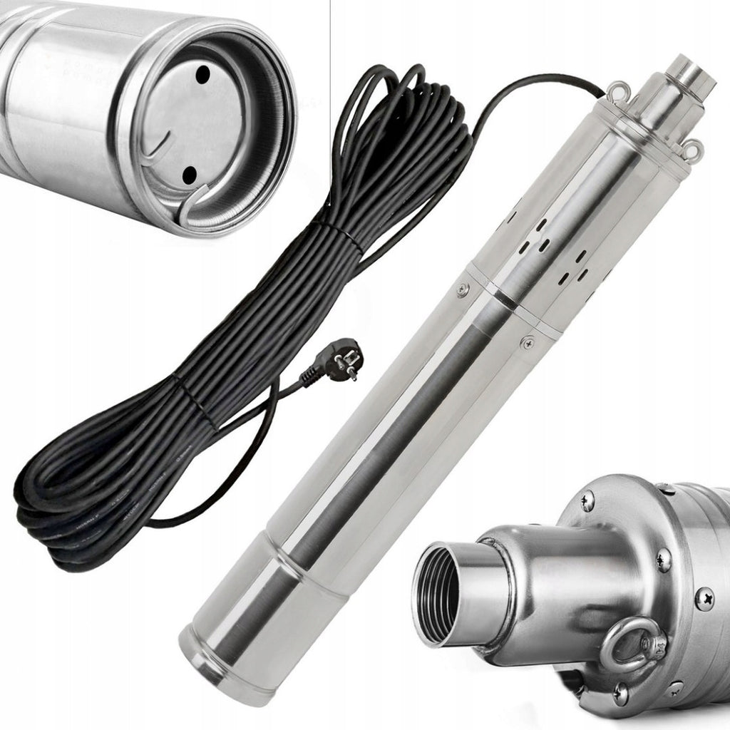 POMPA GŁĘBINOWA ŚRUBOWA 3" IBO SQIBO 0,75 750W 2400L/H KABEL 25M DO STUDNI