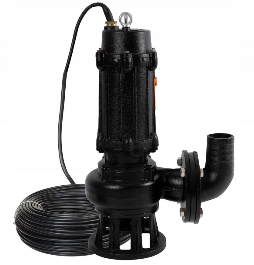 POMPA ZATAPIALNA Z AGITATOREM BEZ PŁYWAKA DO ŚCIEKÓW IBO MWQ 50/1100 1,1kW
