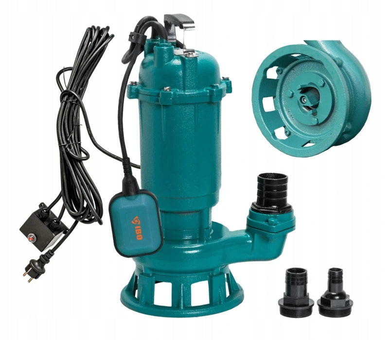 POMPA ZATAPIALNA Z ROZDRABNIACZEM DO WODY BRUDNEJ IBO CTR 1100 1,1kW 230V