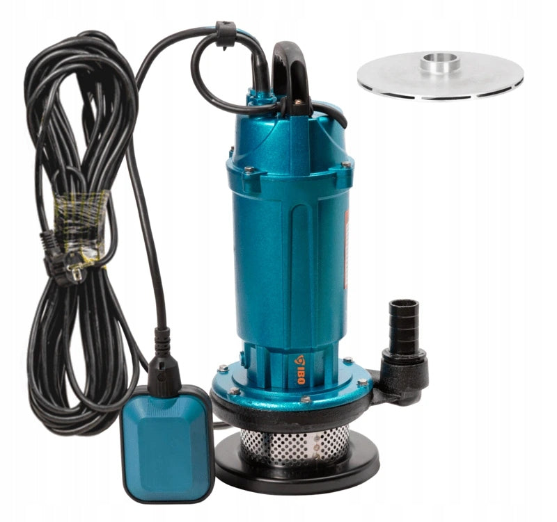 POMPA ZATAPIALNA Z PŁYWAKIEM DO SZAMBA BRUDNEJ WODY IBO WQX 250 W 6000L/H