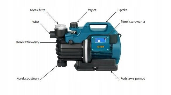 SAMOZASYSAJĄCA POMPA POWIERZCHNIOWA UNIWERSALNA - IBO HWI 1300 AUTO 1,3kW