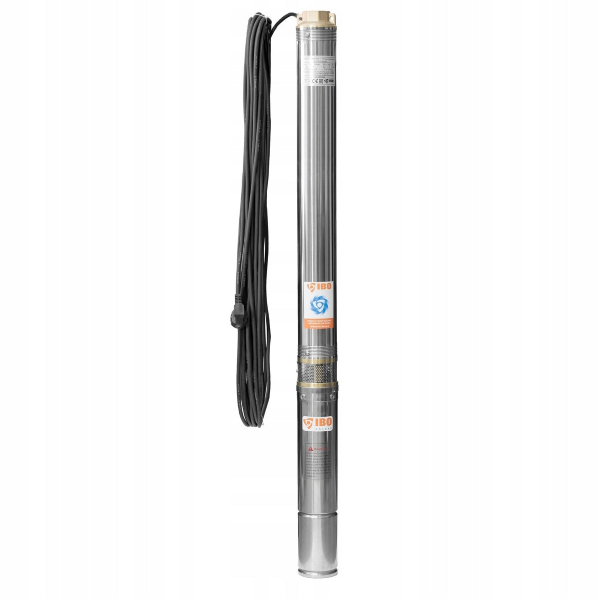 POMPA GŁĘBINOWA ANTYPIASKOWA IBO 3,5" SDM3/11 800W 105 l/min KABEL 20M