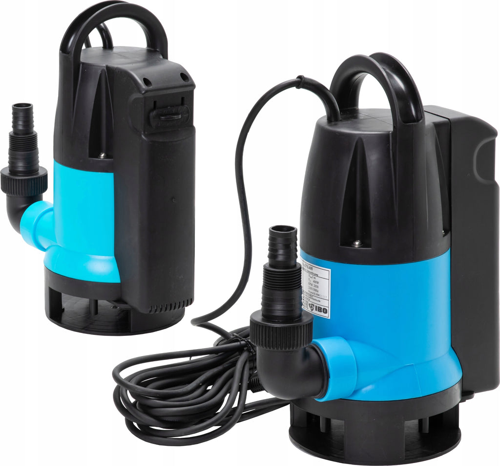 POMPA ZATAPIALNA DO WODY BRUDNEJ Z PŁYWAKIEM IBO IPK 400 W 125 L/MIN 230V