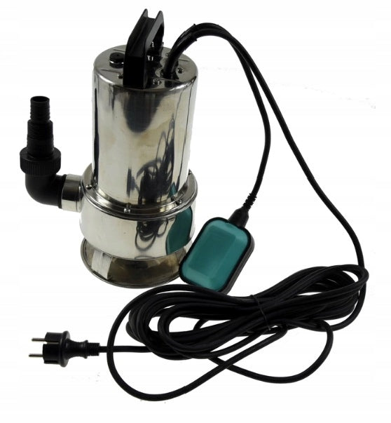 POMPA ZATAPIALNA DO WODY BRUDNEJ Z PŁYWAKIEM IBO IP 900 INOX 235l/min 900 W