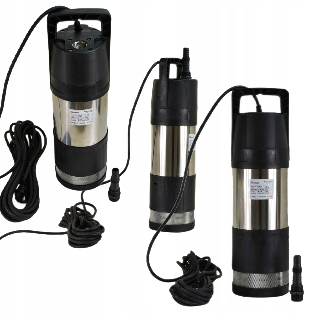 POMPA ZATAPIALNA ZANURZENIOWA DO WODY IBO DIVE 1200 AUTOMATYCZNA 1,0KW 230V