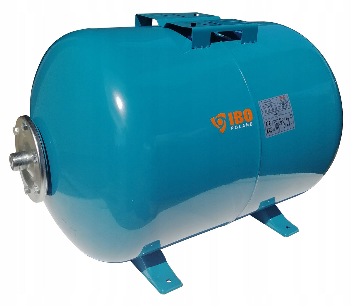 ZBIORNIK PRZEPONOWY HYDROFOROWY DO POMPY WODY - DAMBAD 80 L - STAL WĘGLOWA