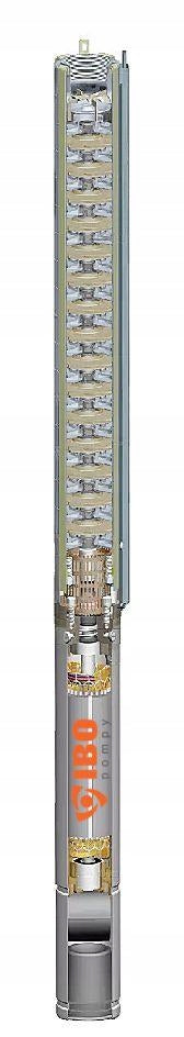 POMPA GŁĘBINOWA 3" IBO ISPM 2-30 750 W 3000 l/h 20 M KABEL ANTYPIASKOWA