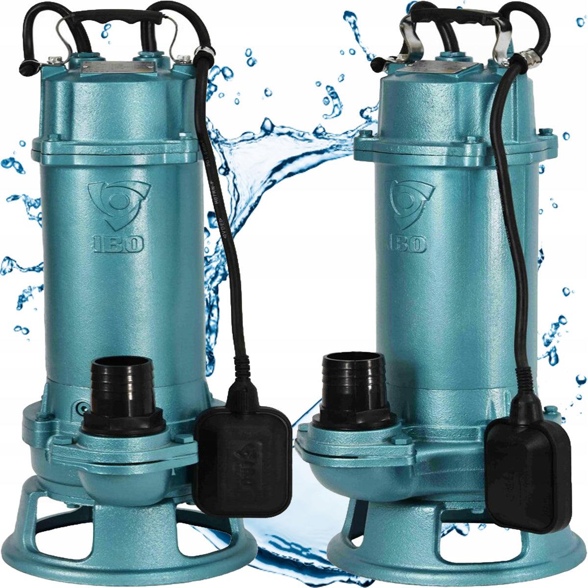 POMPA ZATAPIALNA Z PŁYWAKIEM DO WODY BRUDNEJ IBO TUR 1500 1500 W 480 L/MIN