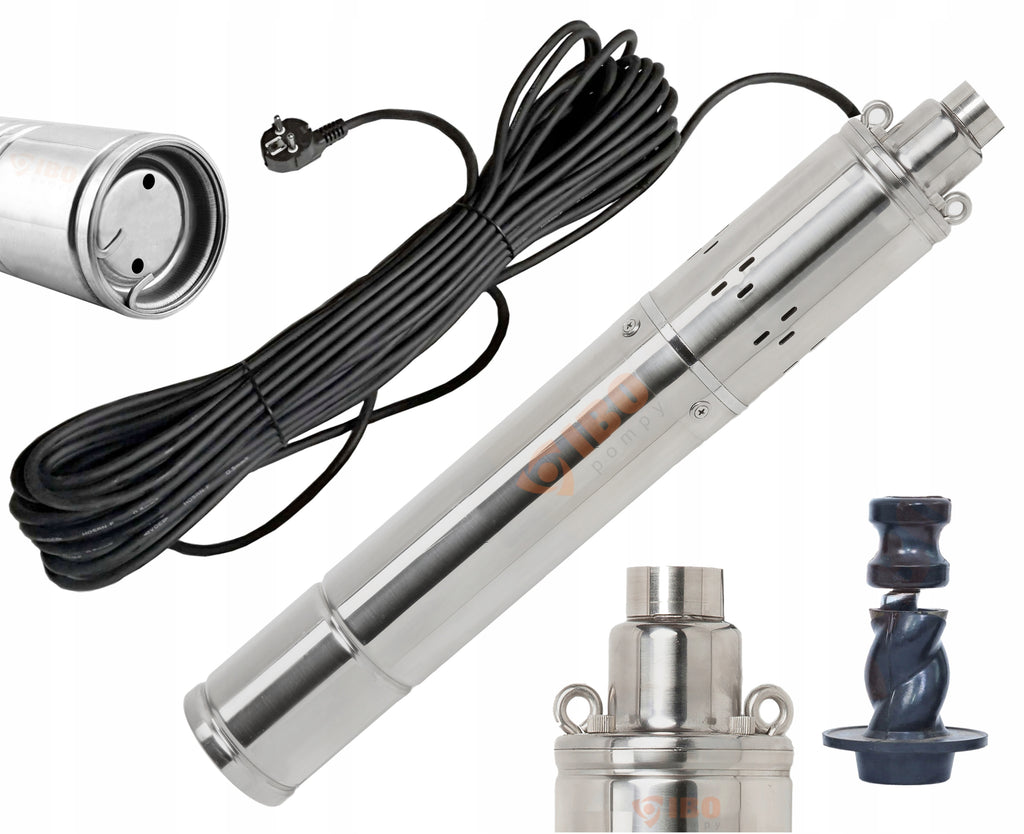 POMPA GŁĘBINOWA 3' IBO SQIBO 0,37 370 W 1800 L/H KABEL 20M DO STUDNI WODY