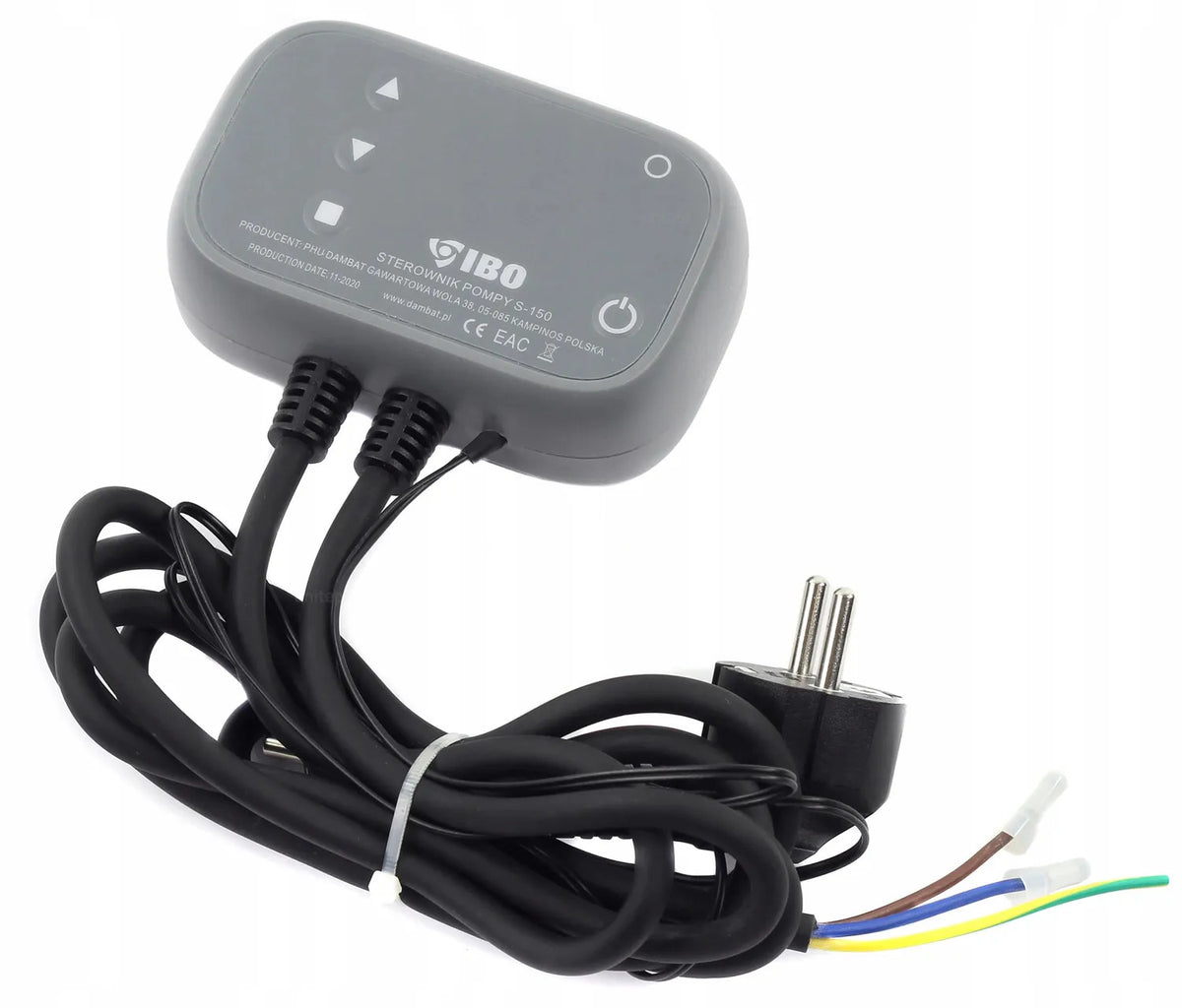 STEROWNIK REGULATOR POMPY OBIEGOWEJ PIECA C.O. - IBO S-150 - WŁĄCZNIK LED