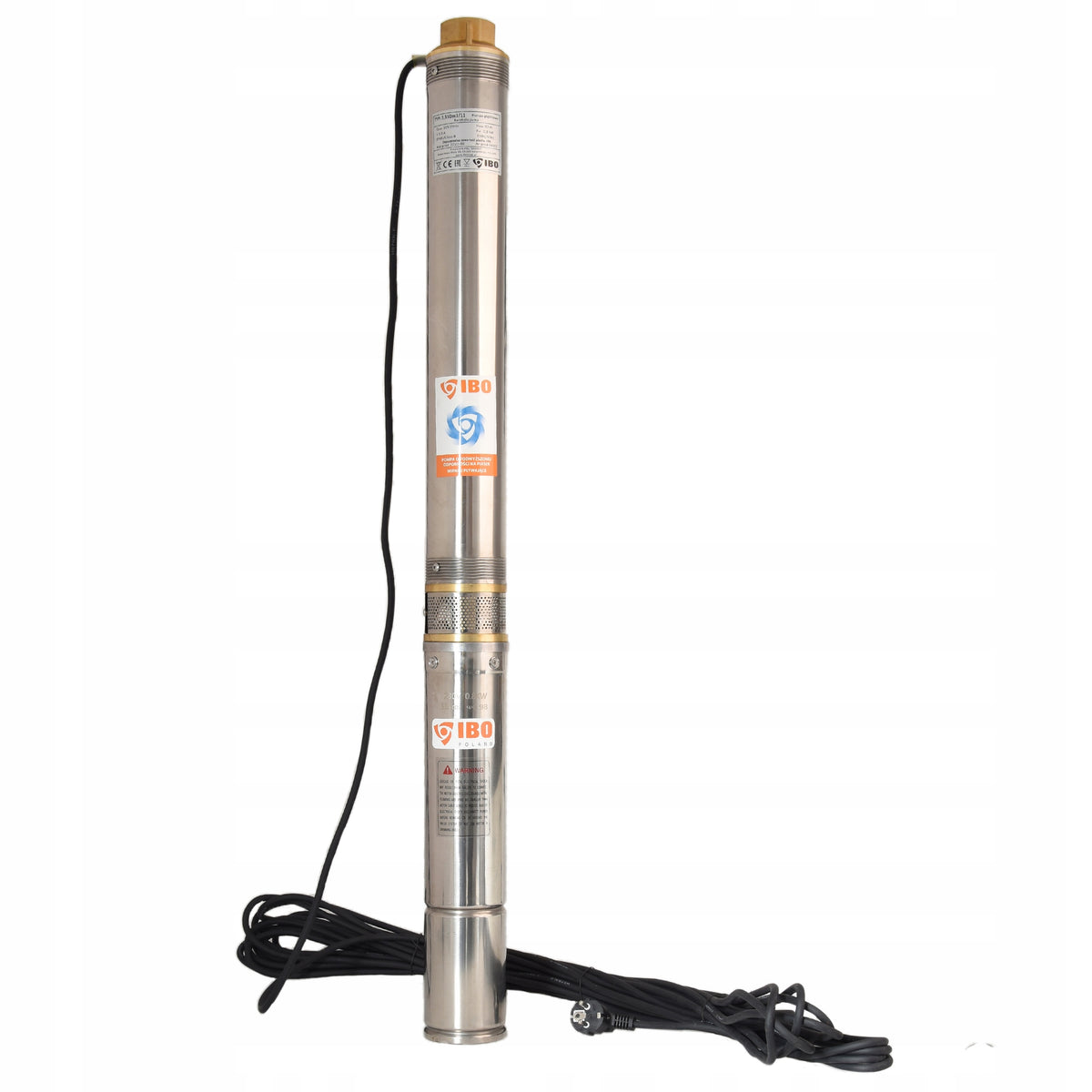 POMPA GŁĘBINOWA 3,5" IBO SDM 3-15 230V 1100W KABEL 20M ANTYPIASKOWA