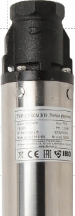 POMPA GŁĘBINOWA IBO 3,5" SC 3-18 1500 W 7020 l/h ANTYPIASKOWA DO STUDNI