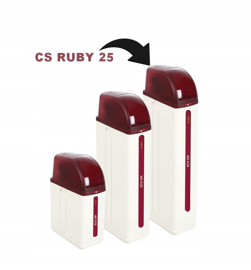 ZMIĘKCZACZ DO WODY TWARDEJ - KLARWOD CS RUBY 25 l - DOMOWY