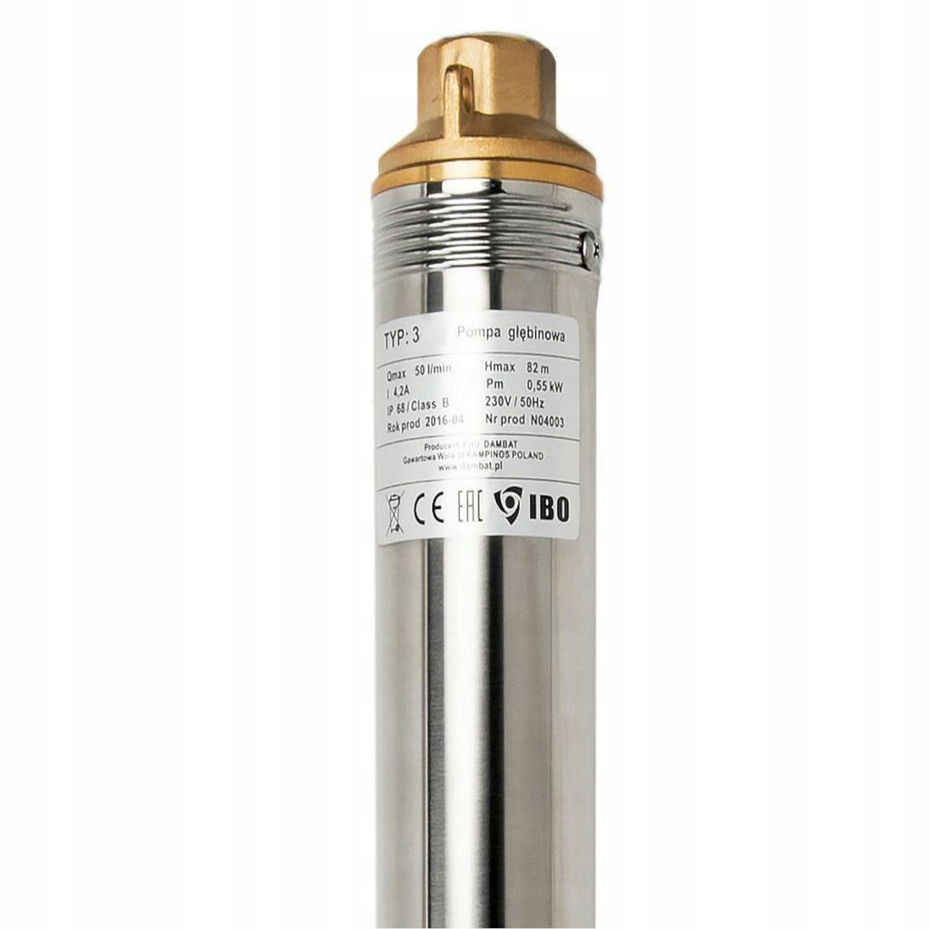 POMPA GŁĘBINOWA 3,5" IBO SD 5-14 1100W 6300l/h 400V 20M KABEL ANTYPIASKOWA