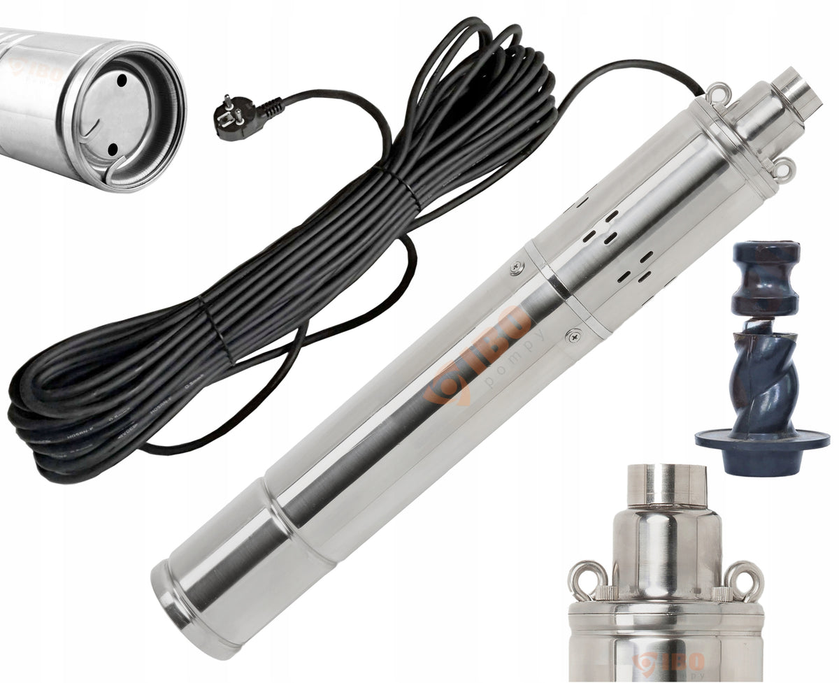 POMPA GŁĘBINOWA 3" IBO SQIBO 0,55 550 W 2100 L/H KABEL 15M DO STUDNI WODY
