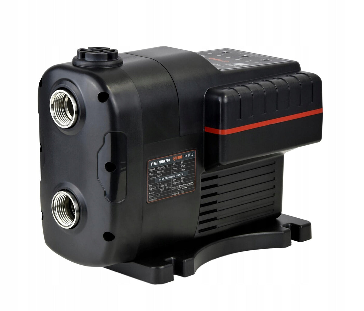 POMPA POWIERZCHNIOWA Z FALOWNIKIEM IBO VIRAL 750 AUTO 750 W 4860 l/h