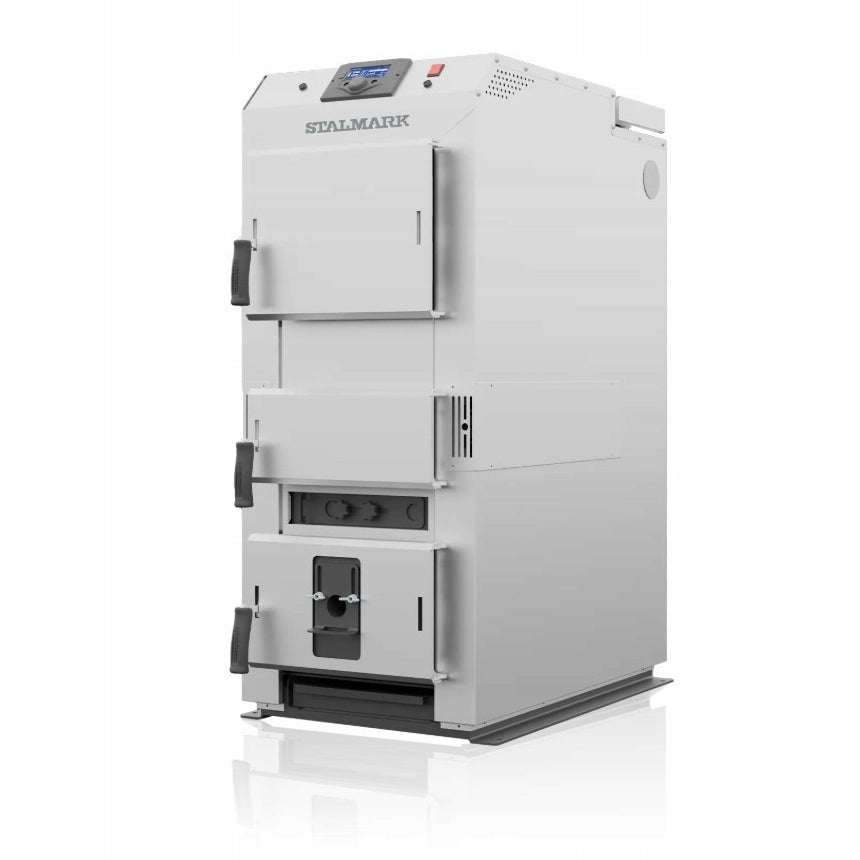KOCIOŁ ZGAZOWUJĄCY DREWNO - STALMARK EKO WOOD 23 KW - 5 KLASA A+ KOMPAKTOWY