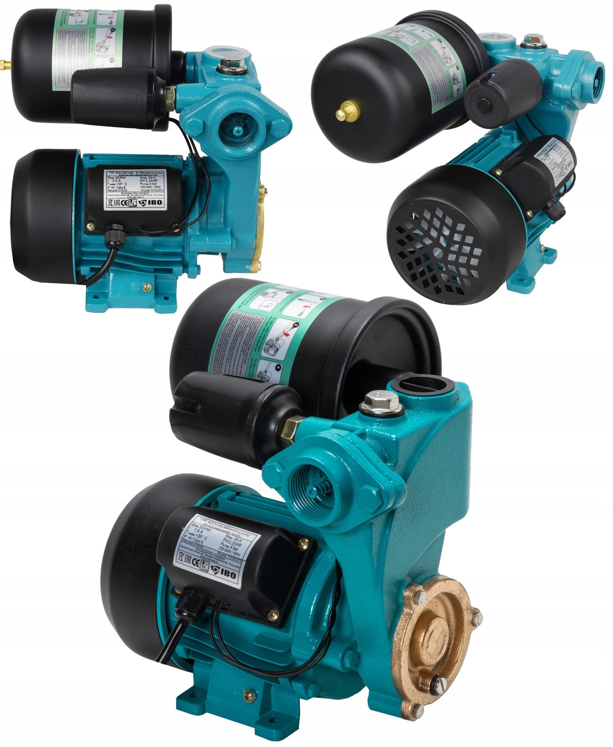WZCH 250 2L ZESTAW HYDROFOROWY POMPA POWIERZCHNIOWA IBO WZI250 WZ250